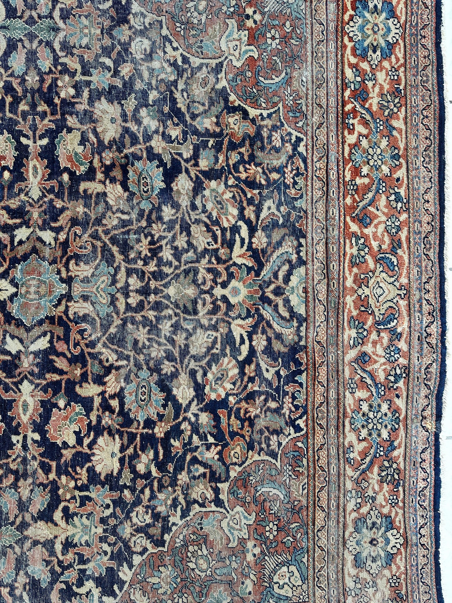 Antique Persian Mahal Rug 8’3”x12’ - Circa 1900 Treasure