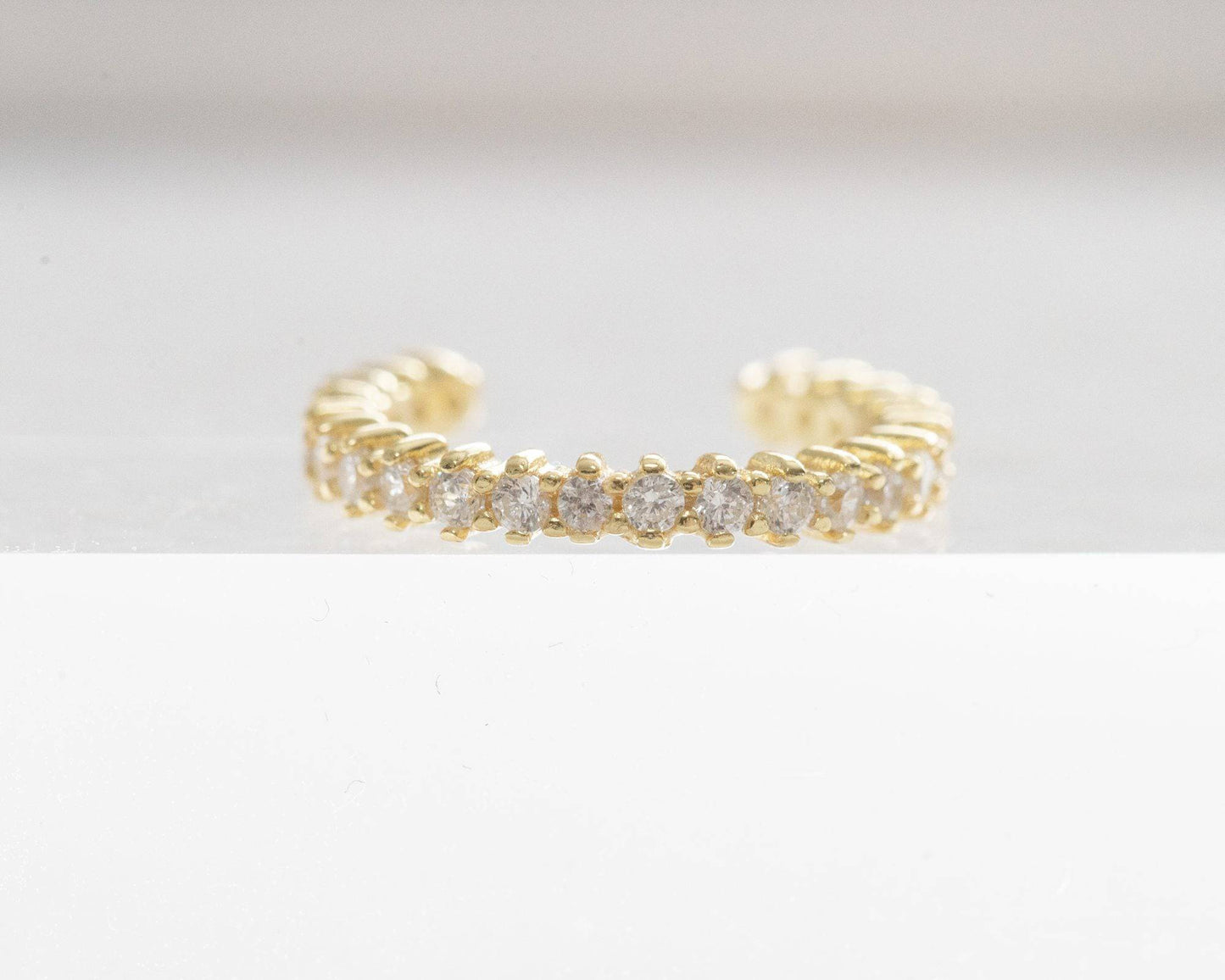 Kristallörhänge Cuff