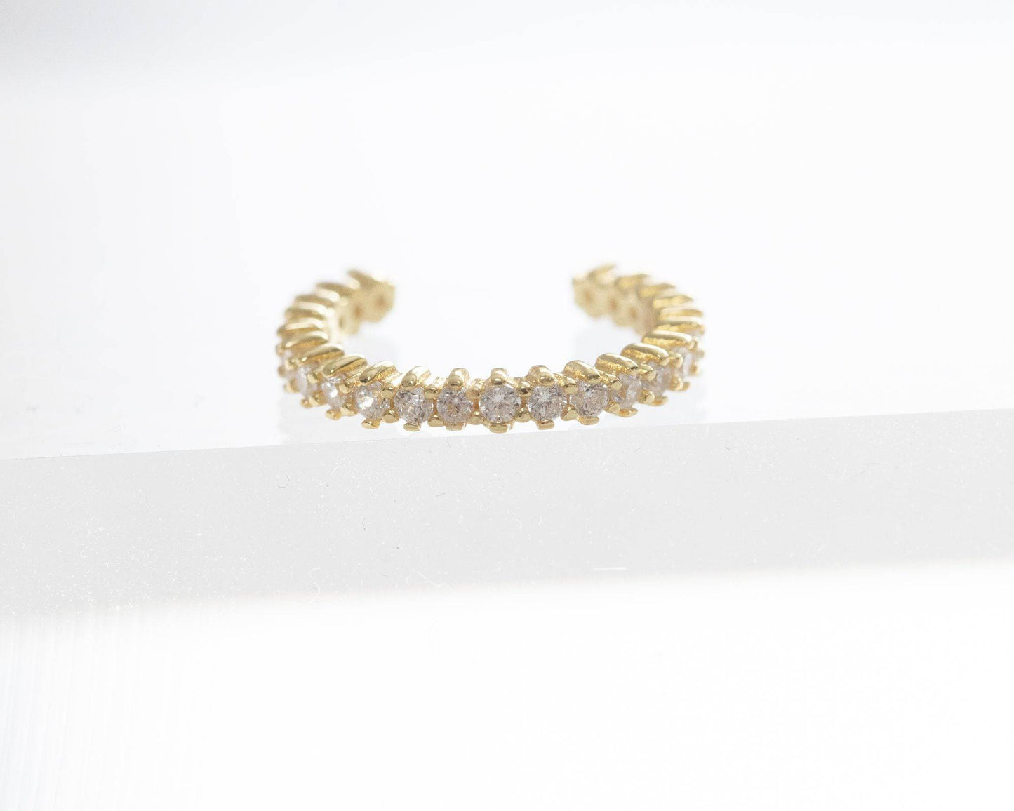 Kristallörhänge Cuff
