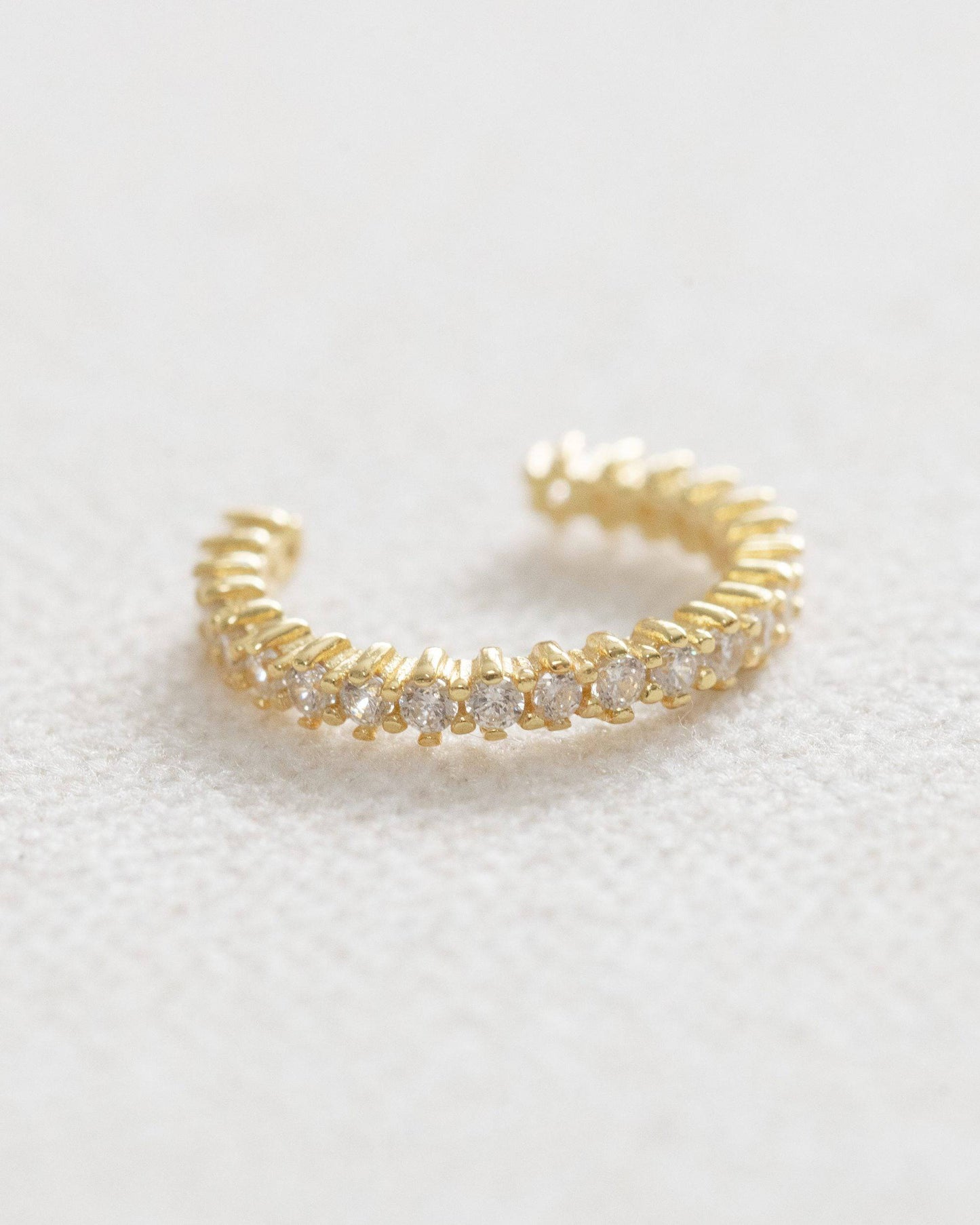 Kristallörhänge Cuff