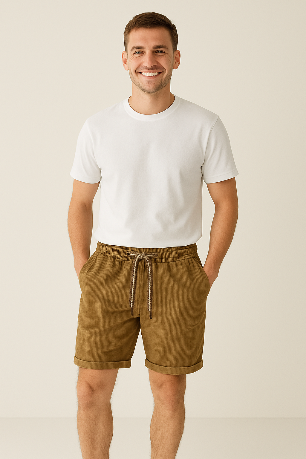 Casual Kord Shorts | Soft Corduroy Fabric with Relaxed Fit 1
