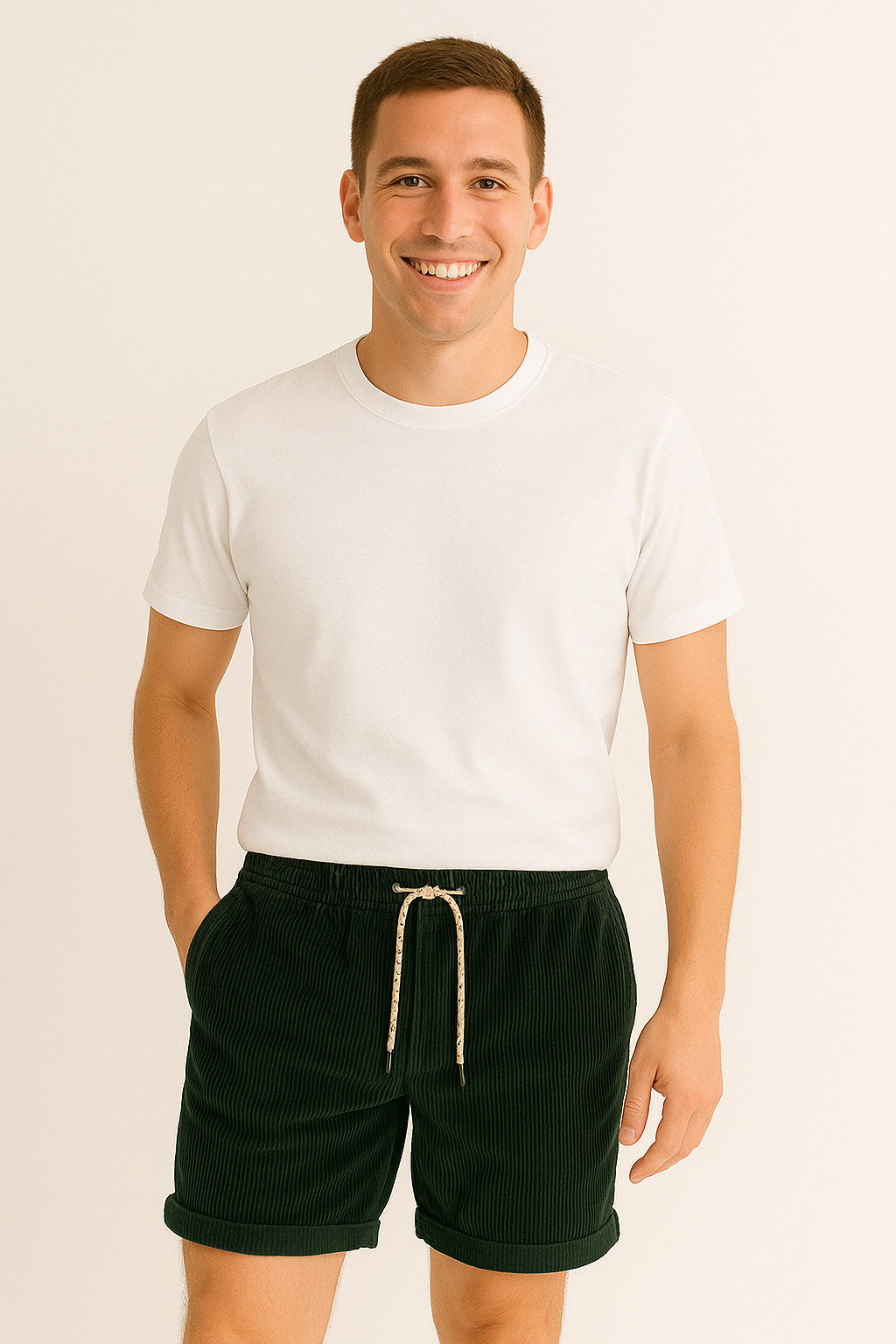 Casual Kord Shorts | Soft Corduroy Fabric with Relaxed Fit 2