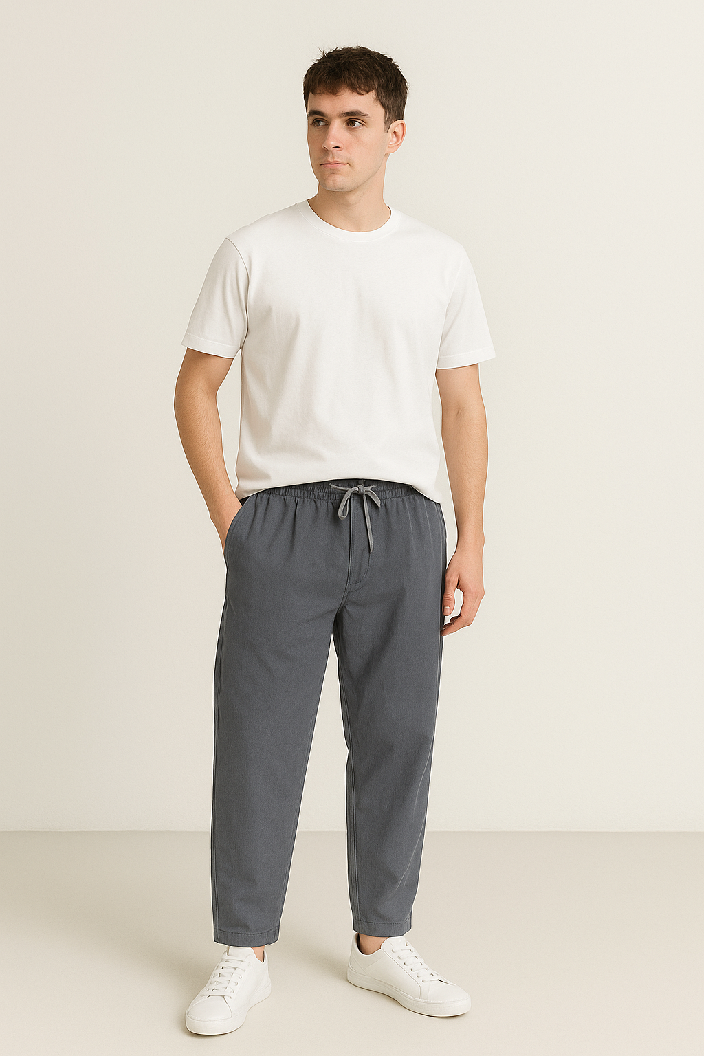 Casual Relaxed Fit Pants | Lightweight Breathable Fabric with Drawstring 6