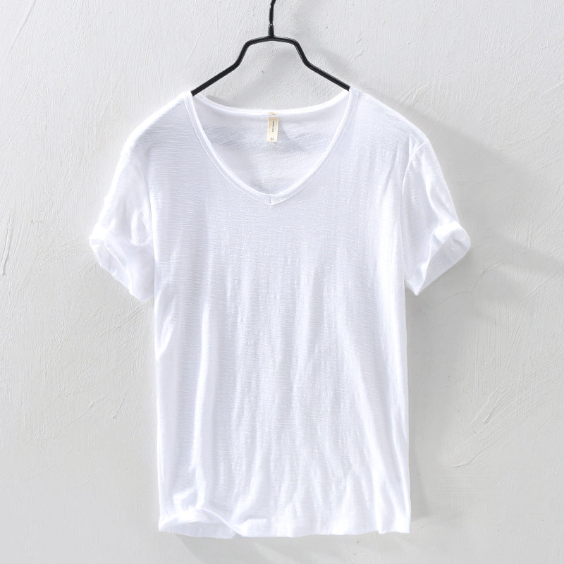 Casual V-Neck T-Shirt | Soft Breathable Fabric for All-Day Comfort 2