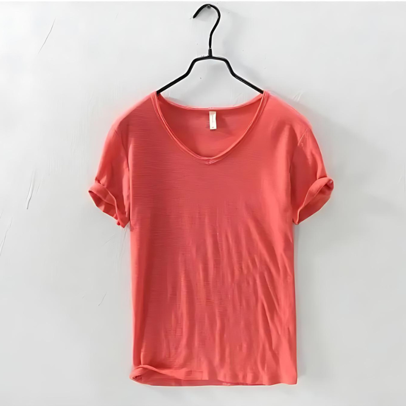 Casual V-Neck T-Shirt | Soft Breathable Fabric for All-Day Comfort 6