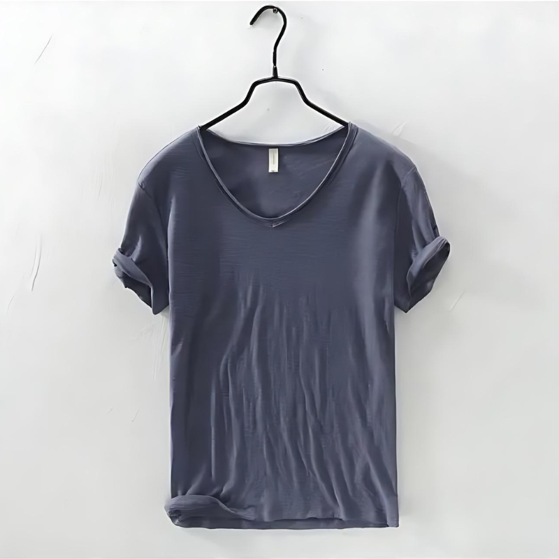Casual V-Neck T-Shirt | Soft Breathable Fabric for All-Day Comfort 7