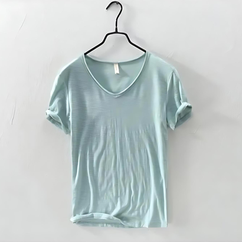 Casual V-Neck T-Shirt | Soft Breathable Fabric for All-Day Comfort 8