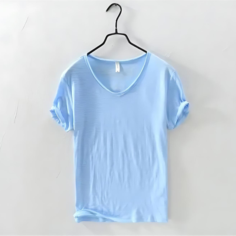 Casual V-Neck T-Shirt | Soft Breathable Fabric for All-Day Comfort 9
