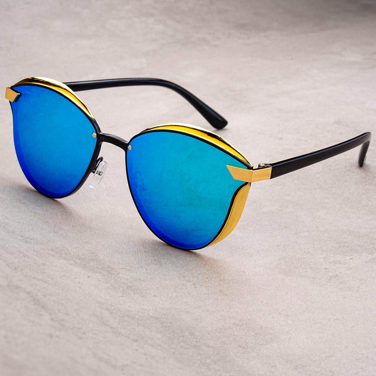 Cat-Eye Sunglasses | Oversized Tinted UV 400 Polarized Lenses 2