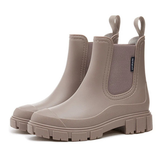 Chelsea Rain Boots | Waterproof Rubber Ankle Design with Non-Slip Sole 0