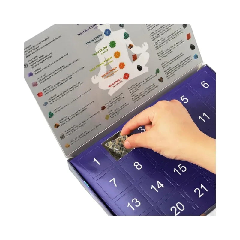 Children's Advent Calendar | 24 Unique Natural Gemstones for Exploration 2