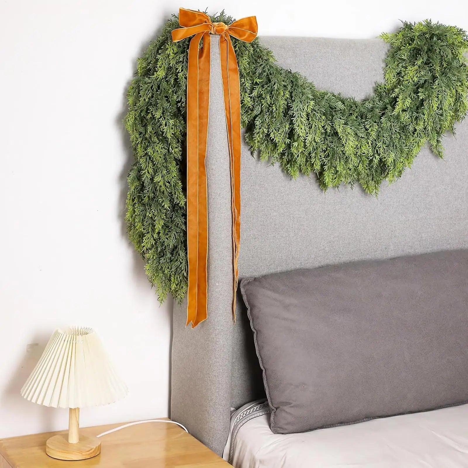 Christmas Garland | Elegant Cypress Leaves for Festive Decor 2