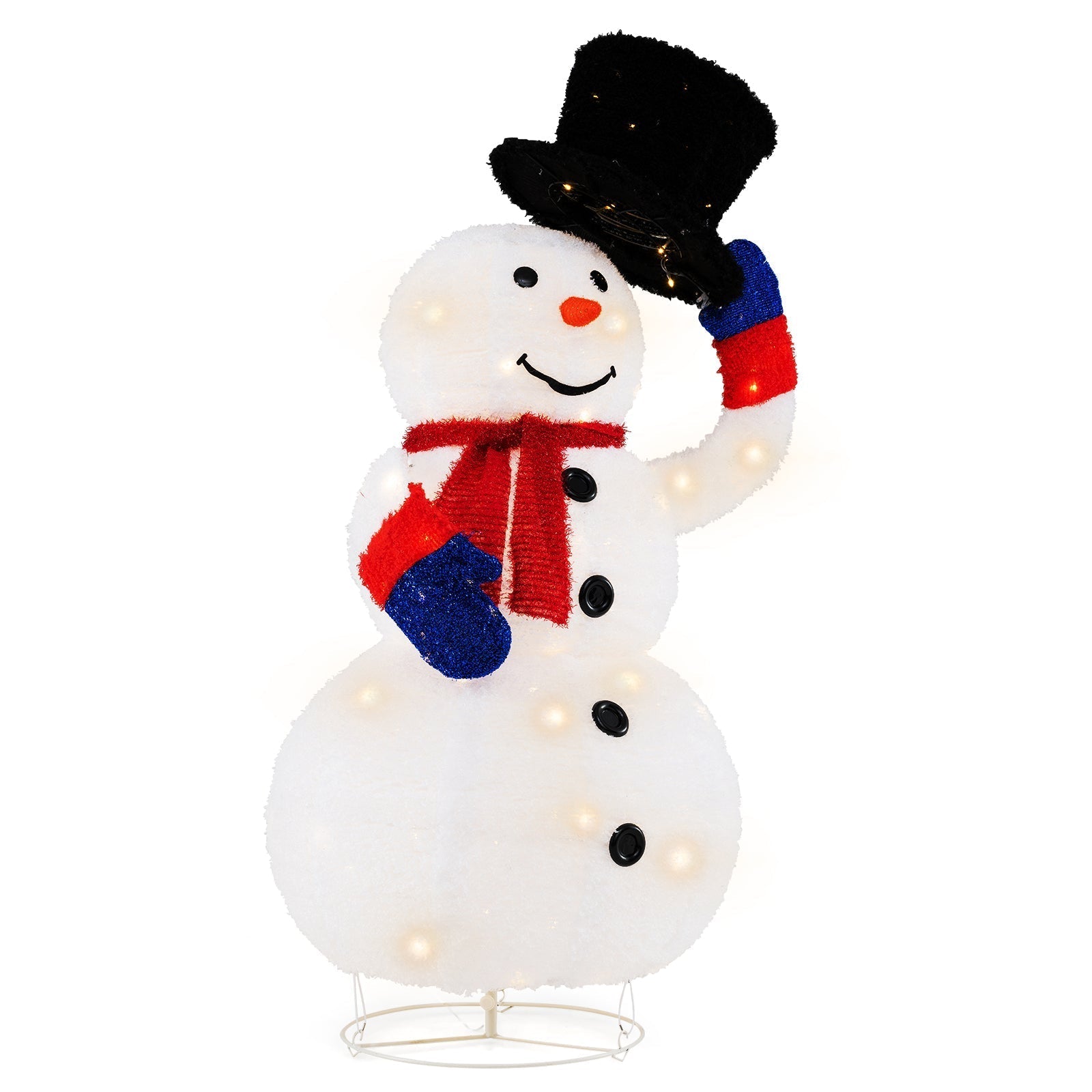 Christmas Snowman Decoration | 120 LED Lights with Timer Function 3