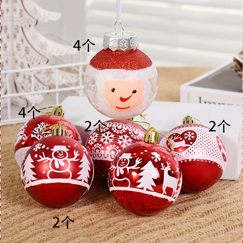 Christmas Tree Ornaments | Set of 16 Elegant Baubles for Festive Decor 1