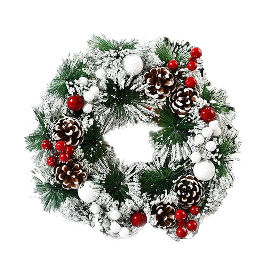 Christmas Wreath | Exquisite Artificial Decoration for Festive Cheer 0