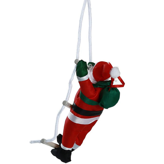 Climbing Christmas Ornament | Santa Claus Pendant for Festive Decor 0