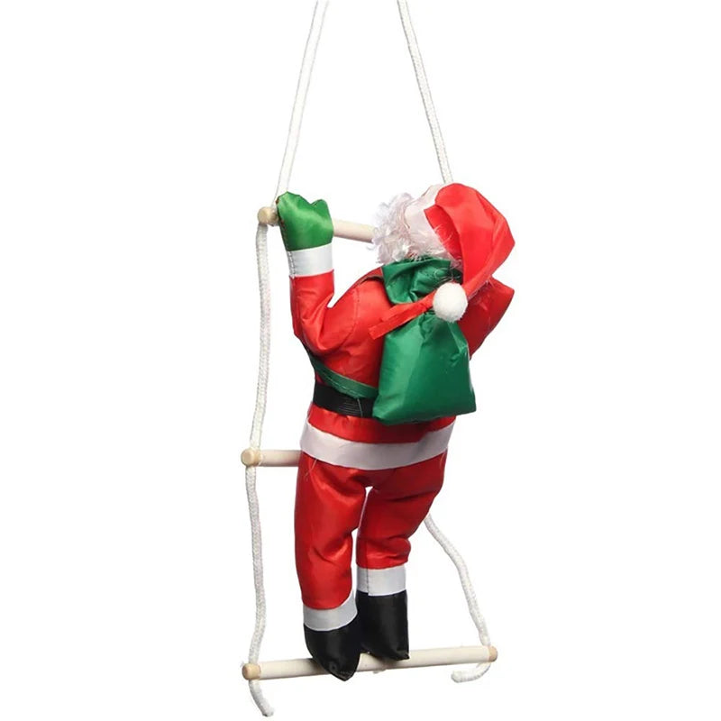 Climbing Christmas Ornament | Santa Claus Pendant for Festive Decor 5