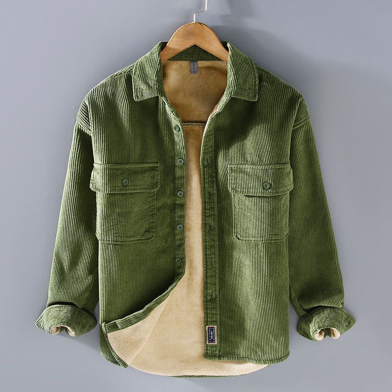 Corduroy Jacket | Egyptian Cotton with Velvet Lining for Warmth 0