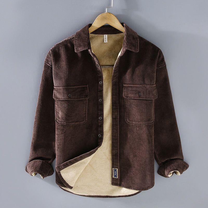 Corduroy Jacket | Egyptian Cotton with Velvet Lining for Warmth 2