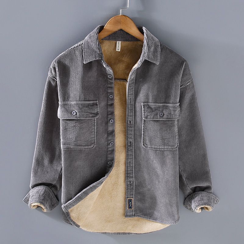Corduroy Jacket | Egyptian Cotton with Velvet Lining for Warmth 3