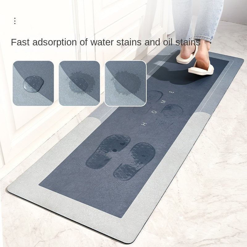 Diatom Mud | Rectangle Kitchen Rugs for Superior Moisture Absorption 1