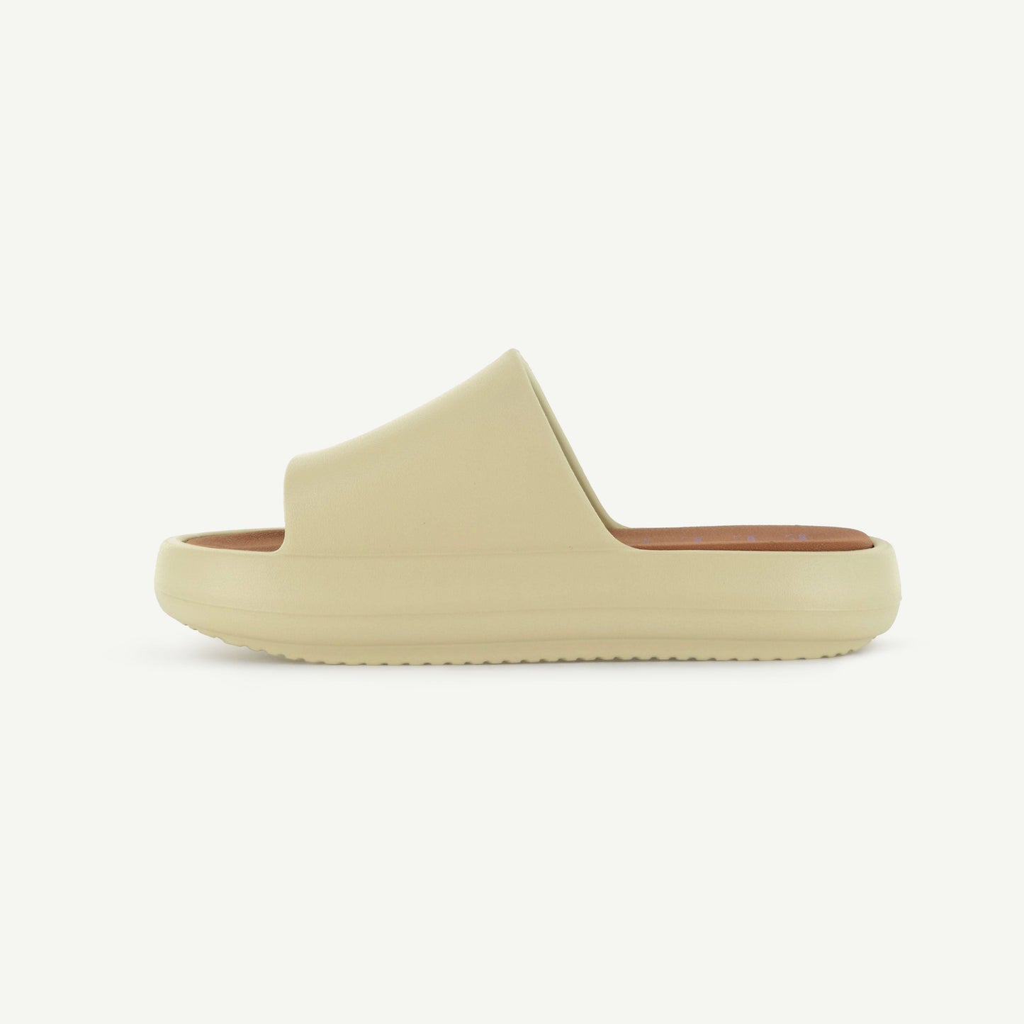 ST. TROPEZ: PLATTFORMSANDAL - BRUN