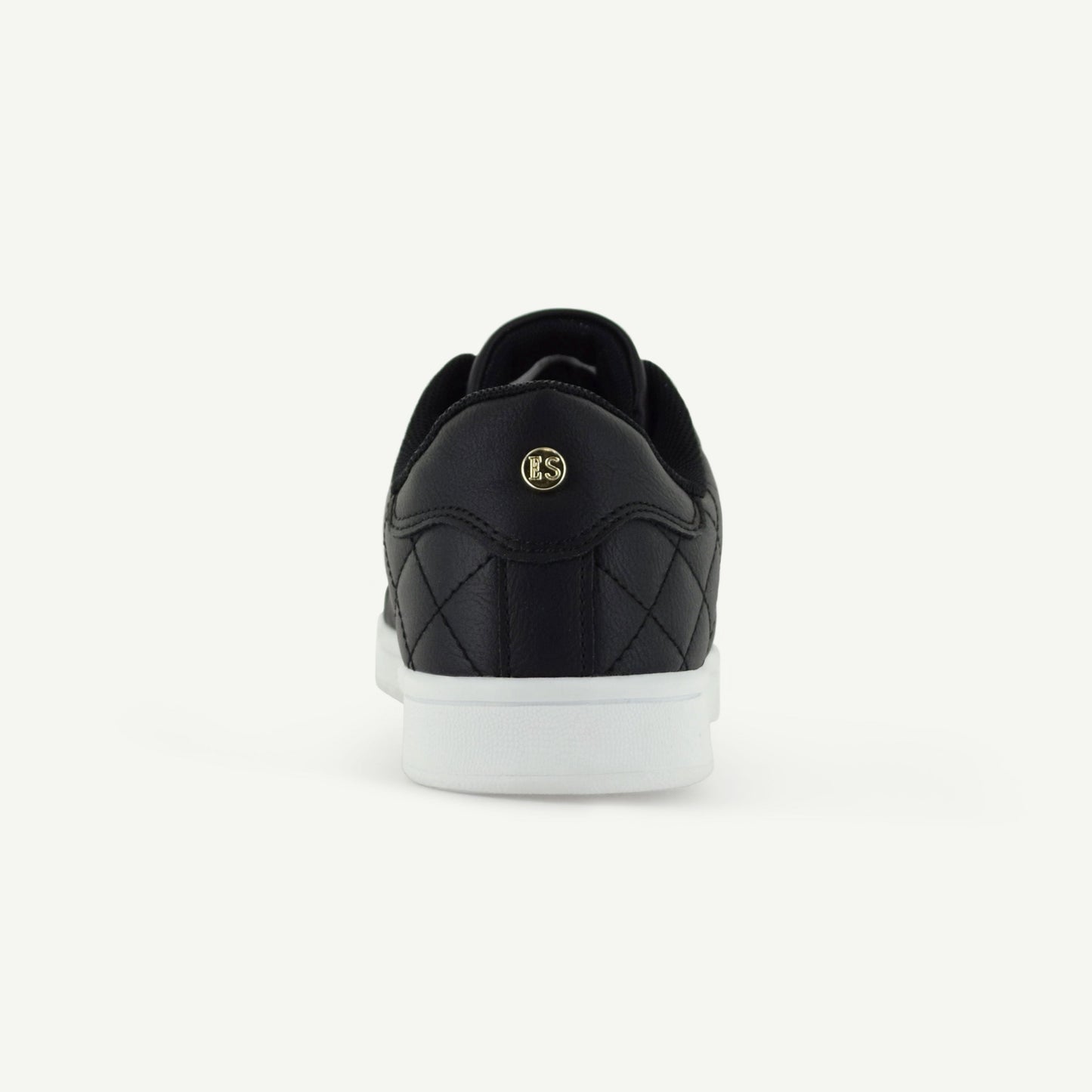 VOLTAIRE: GESTEPPTER COURT-SCHUH - SCHWARZ