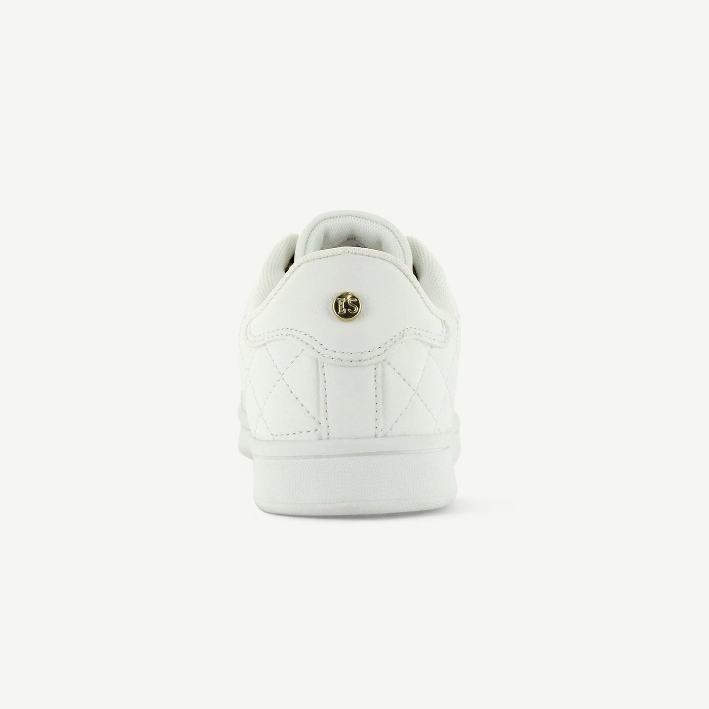 VOLTAIRE: GESTEPPTER COURT-SCHUH - WEISS