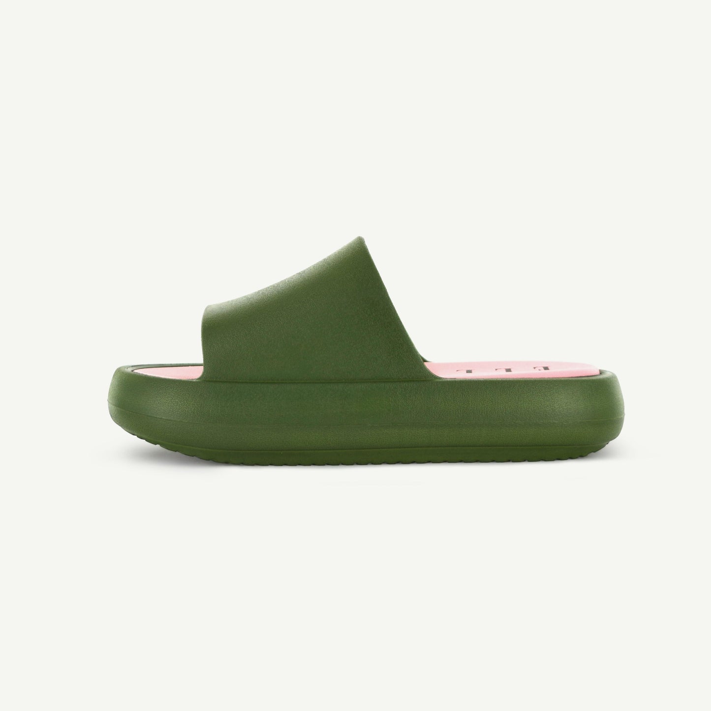 ST. TROPEZ: PLATTFORMSANDAL - OLIV