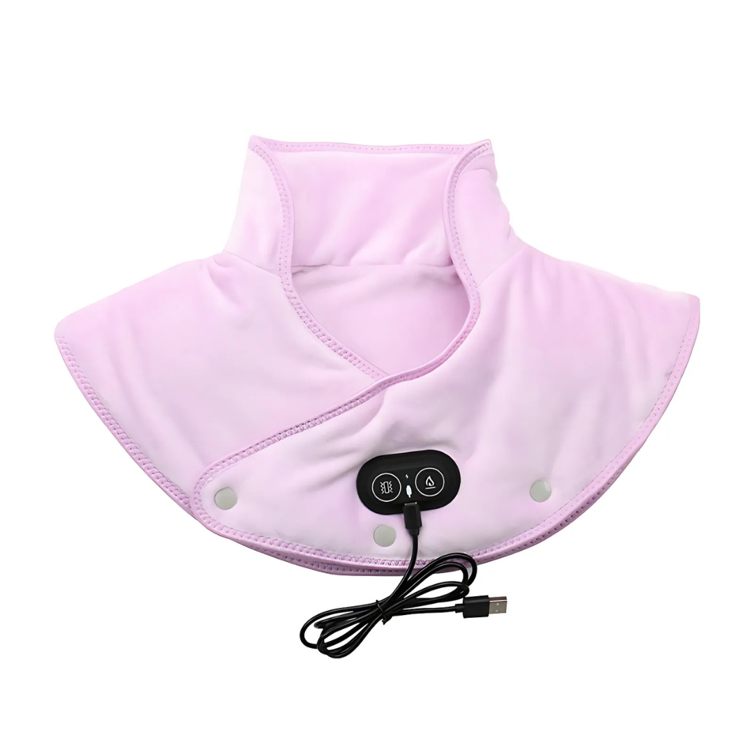 Electric Heating Pad | Soothing Neck and Shoulder Relief with Vibration Massage 6