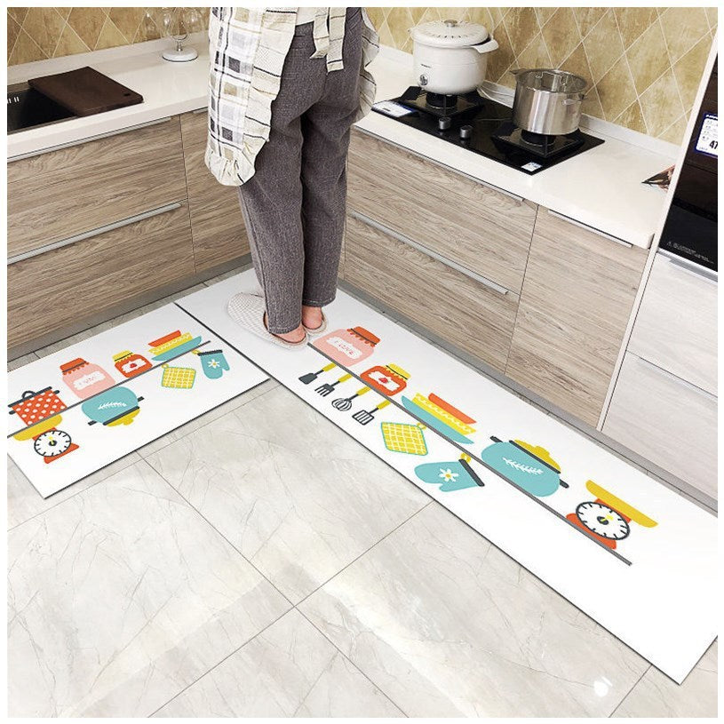 Elegant Hand-Woven Floor Mats | Oil-Proof Design for Kitchen & Bathroom 3