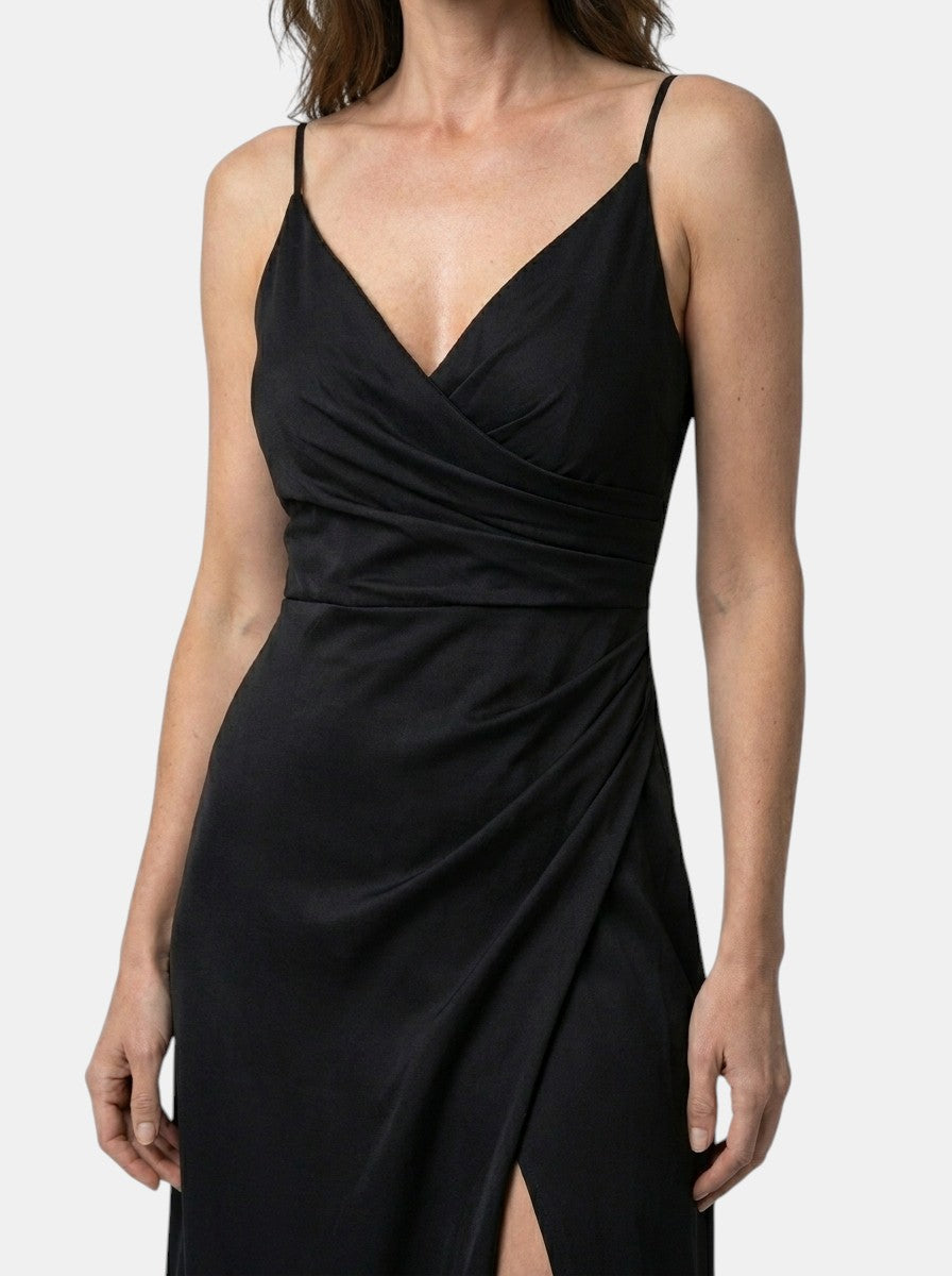 Elegant Maxi Dress | Draped Cowl Neck Design 8