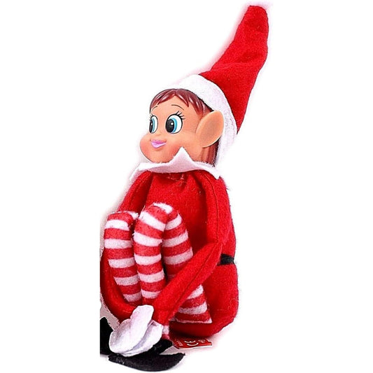 Elf Christmas Decorations | Poseable 42cm Elf for Festive Fun and Play 0