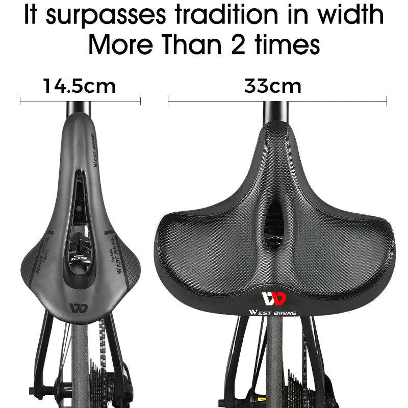Ergonomic Bike Saddle | Ultra-Comfort Bicycle Seat with Airflow Design 4