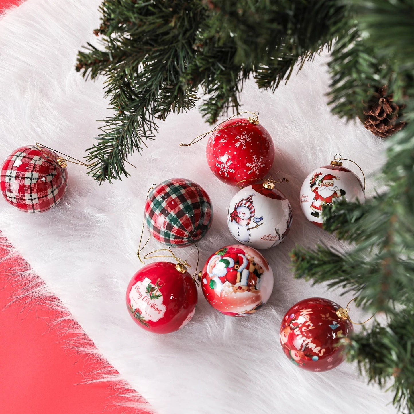 Exquisite Christmas Tree Ornaments | Elegant Foam Baubles for Holiday Decor 2
