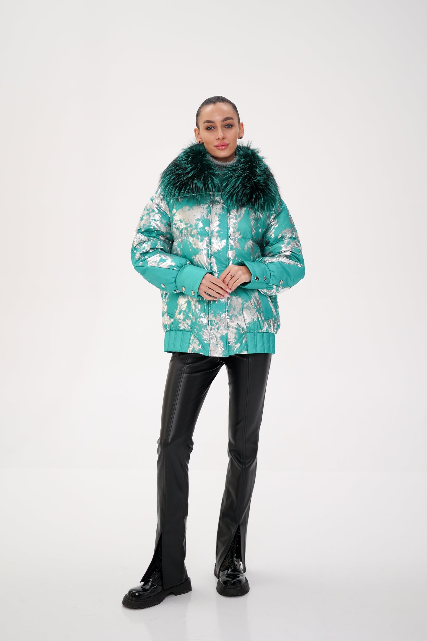 Glacier Fox Krage Dunfyll Puffer