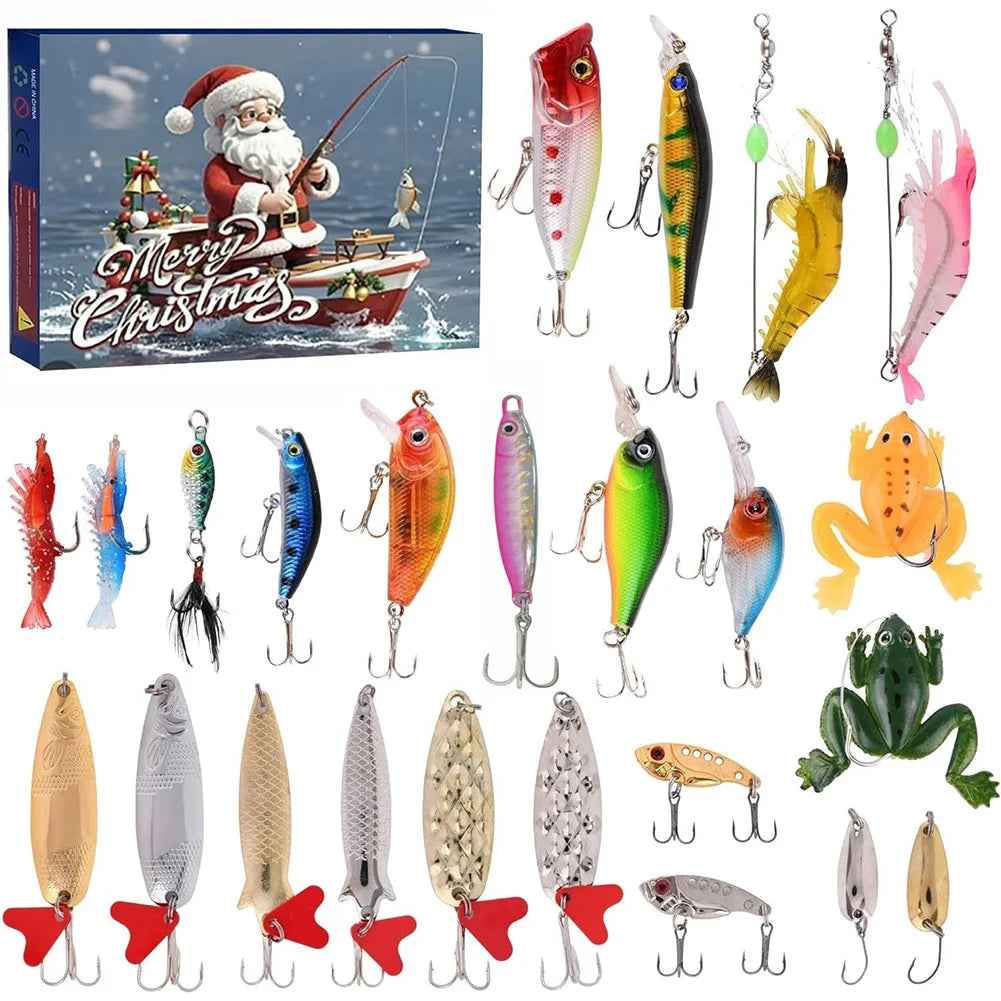 Fishing-Themed Advent Calendar | 24 Unique Lure Surprises for Anglers 4