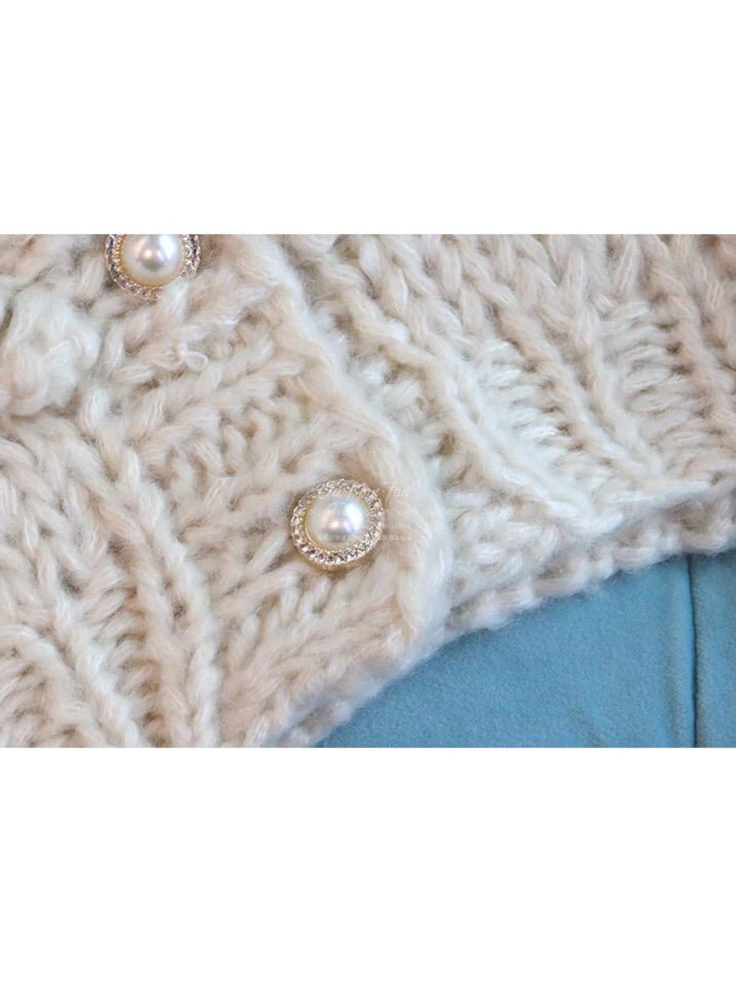 Floral Embroidered Cardigan | Oversized Wool Blend with Pom Pom Detail 2