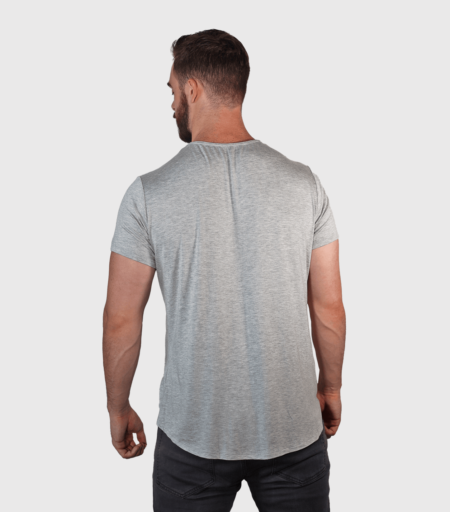 Bamboo Swift T-skjorte med buet kant - Sandstone