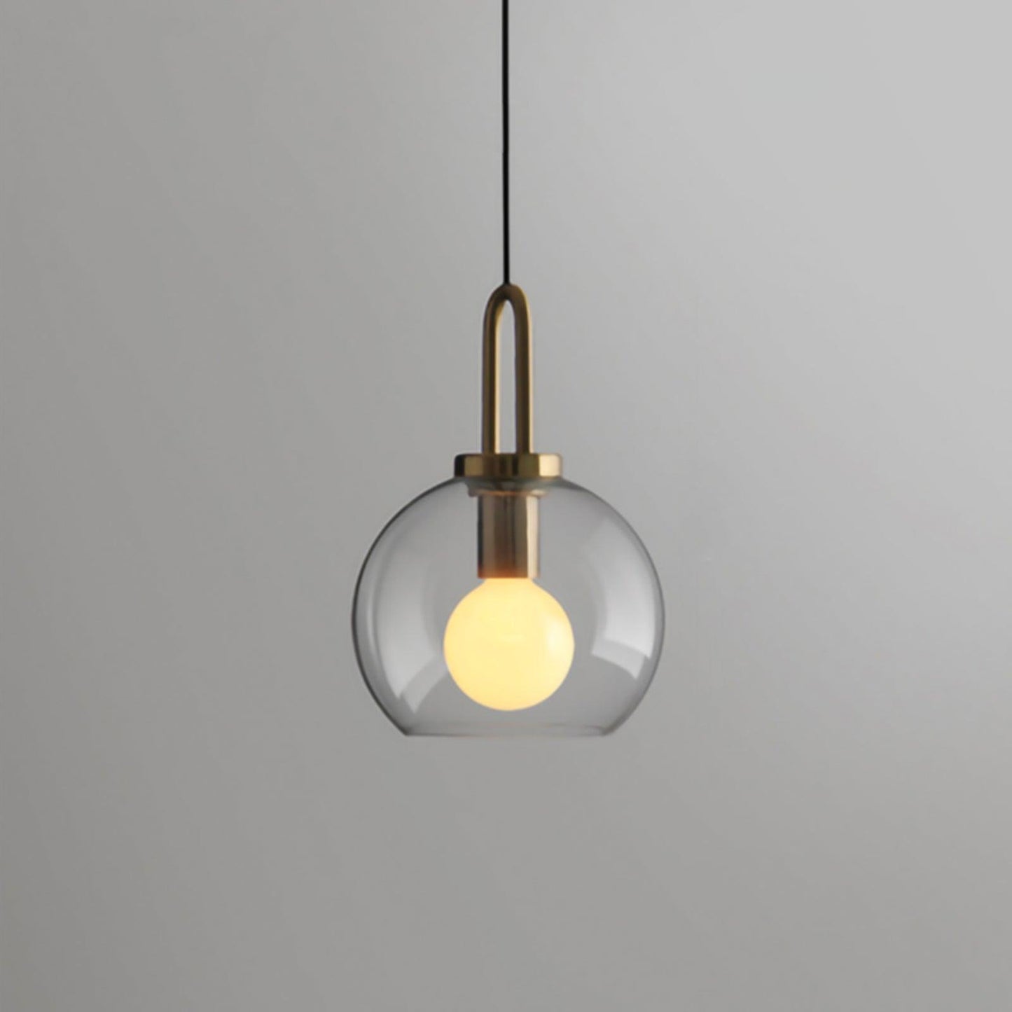Glass Pendant Lamp | Elegant Design with Adjustable Height 14
