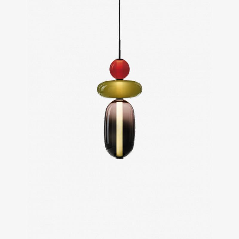 Glass Pendant Light | Dimmable Tinted Design for Kitchen and Home 18