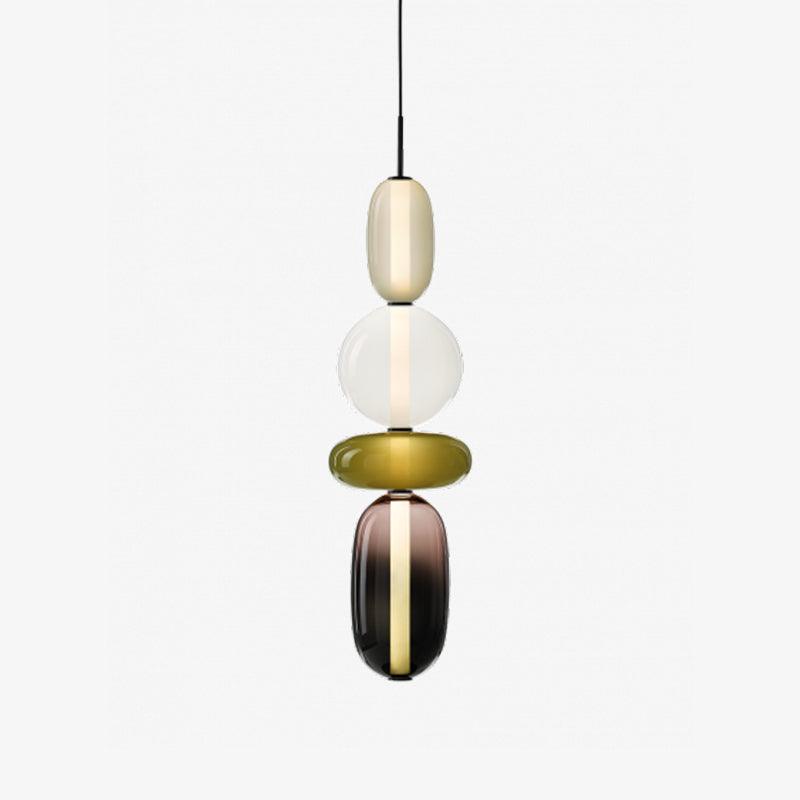 Glass Pendant Light | Dimmable Tinted Design for Kitchen and Home 20