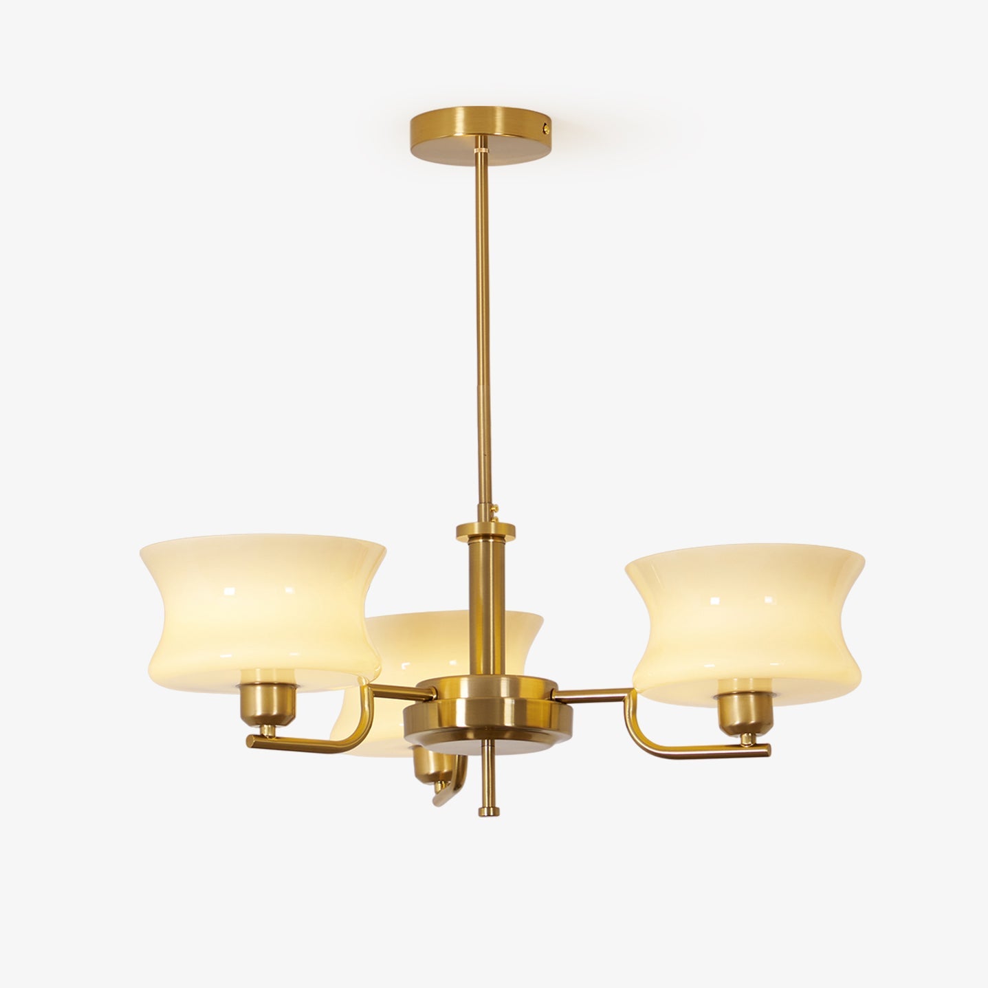 Gold Chandelier | Vintage Style Light for Dining Room or Living Space 1