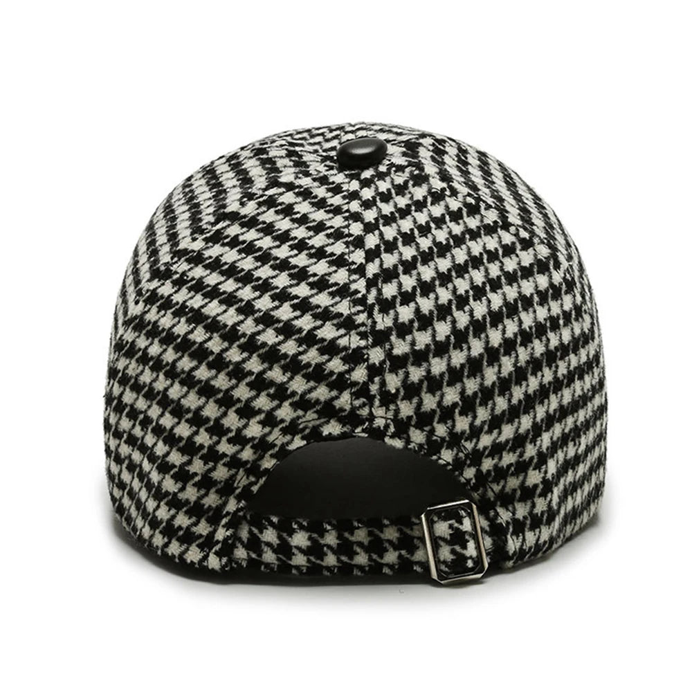 Houndstooth Baseball Cap | CLIFFORD