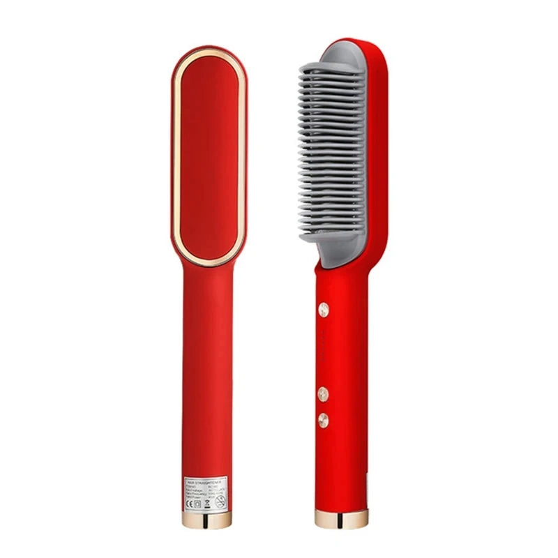 Hair Dryer Brush | 2-in-1 Straightening and Curling Tool with Heat Settings 7