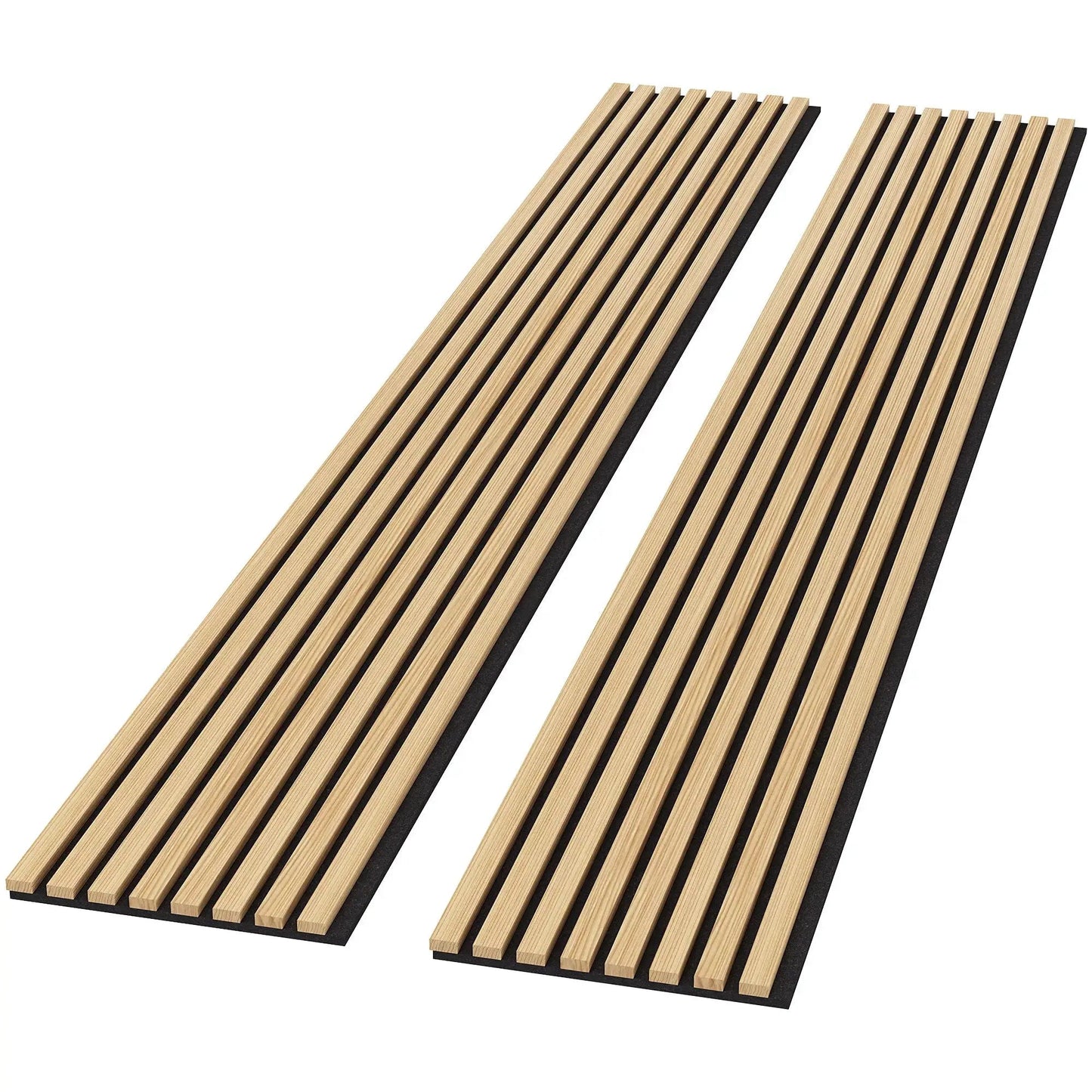 Hausvita Akustische Massivholz-Lamellen-Wandpaneele (2 Paneele pro Karton)