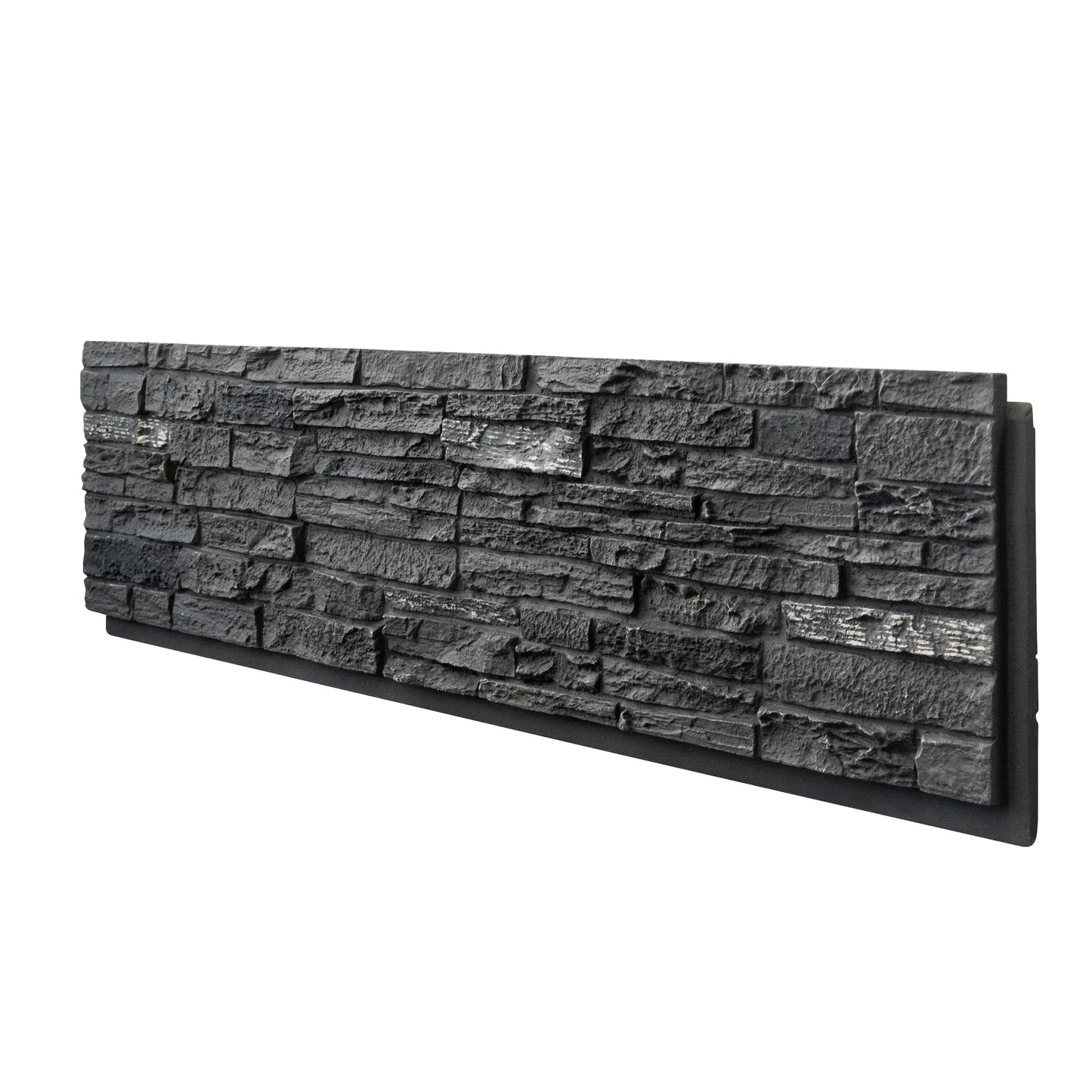 Hausvita Falsk Stenväggsbeklädnadspanel, PU Stenfanér Exteriör, 46.46" x 13"
