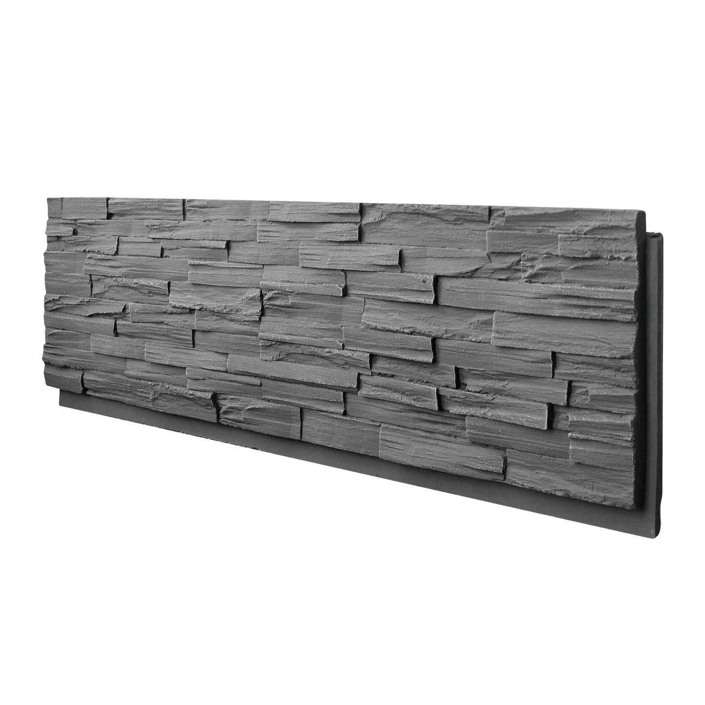 Hausvita Falsk Stenväggsbeklädnadspanel, PU Stenfanér Exteriör, 46.46" x 13"