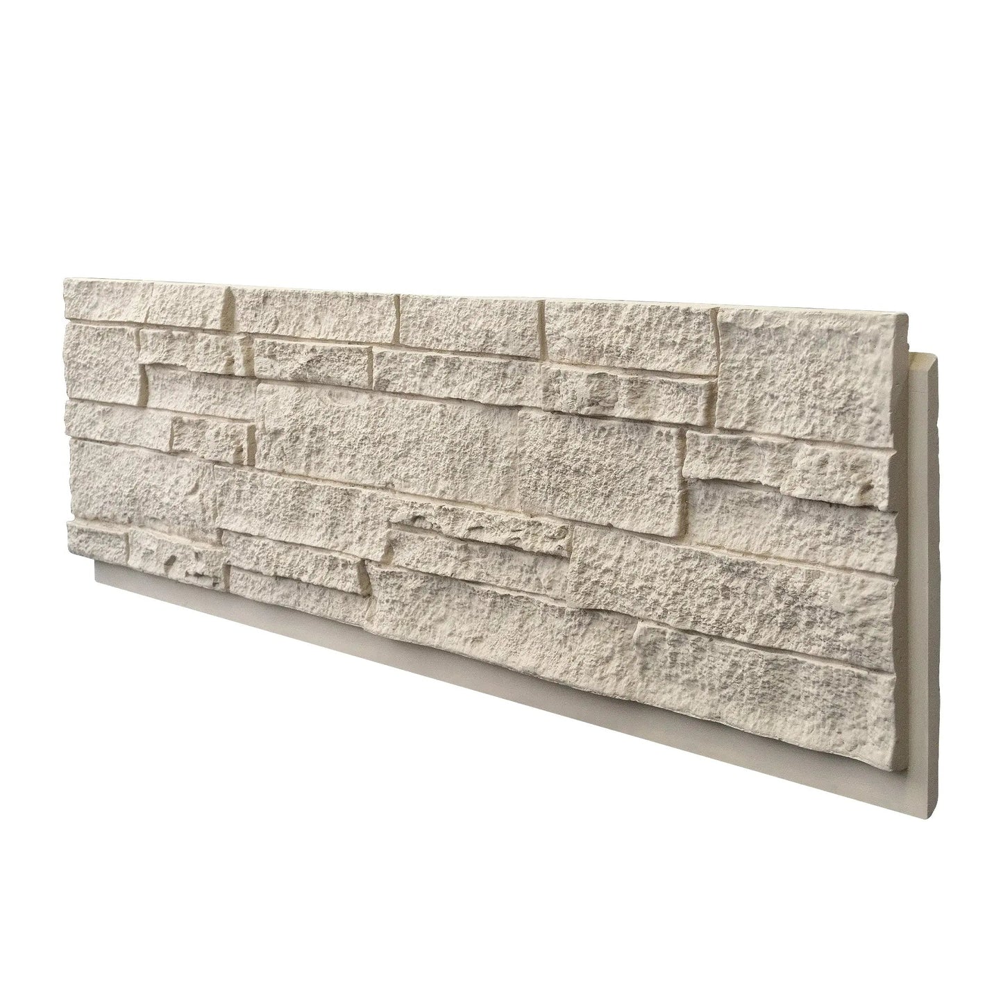 Hausvita Falsk Stenväggsbeklädnadspanel, PU Stenfanér Exteriör, 46.46" x 13"