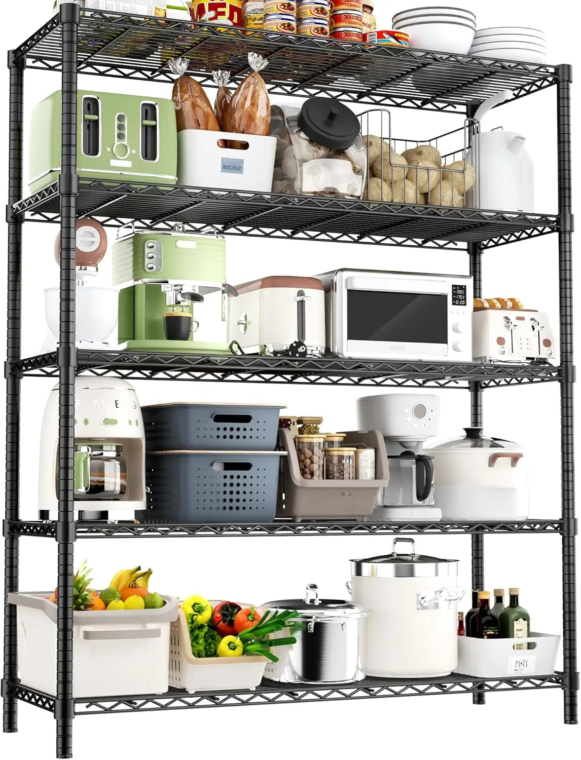 Półki magazynowe Hausvita wytrzymałe, 48" dł. x 20" szer. x 72" wys.